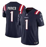 Men & Women & Youth New England Patriots #1 DeVante Parker Navy 2023 F.U.S.E. Vapor Limited Jersey,baseball caps,new era cap wholesale,wholesale hats